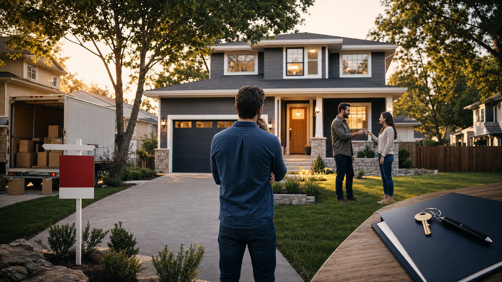 An investor considering selling a renovated home, handing keys to a tenant, or financing the retained property